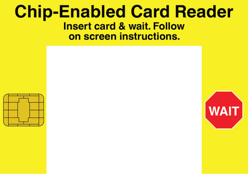 CVD20-20 - CHIP-ENABLED CARD READER INSERT CARD & WAIT