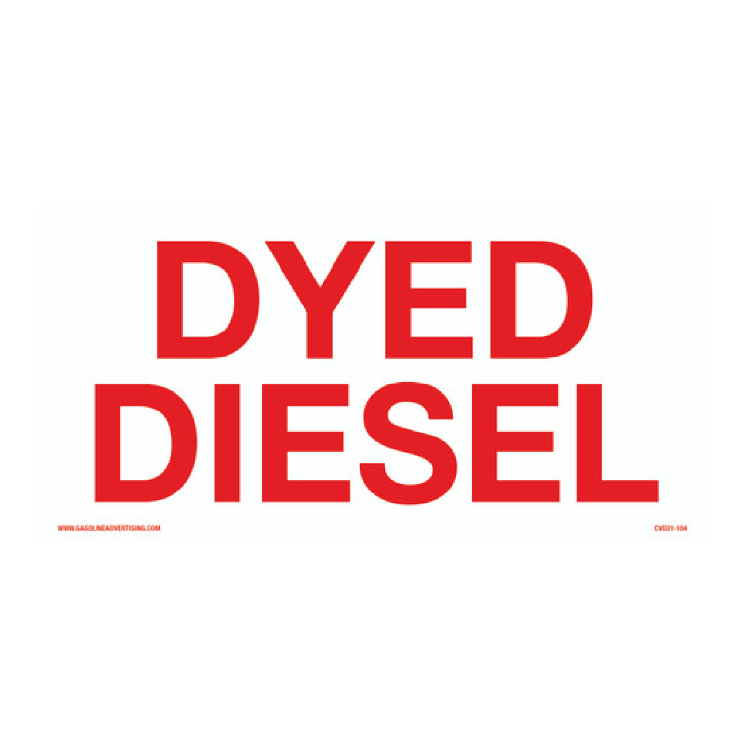 CVD21-104 - DYED DIESEL DECAL