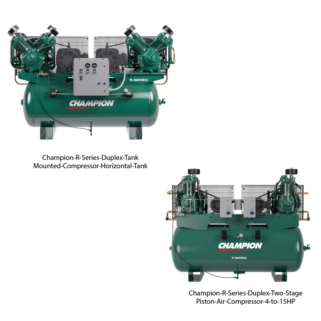 Champion R-Series Duplex Two Stage Piston Air Compressor