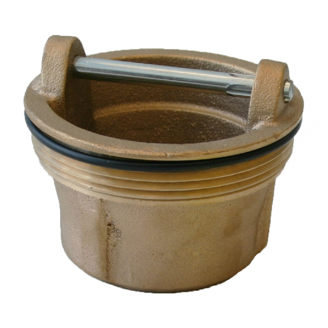 EXTRACTOR FITTING TEST PLUG, BRASS WITH O-RING