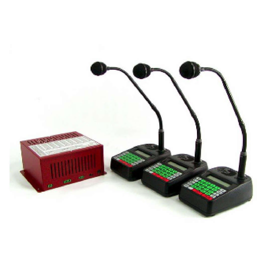 TMK-4316 Intercom, 16 Speaker Stations, 3 Controllers