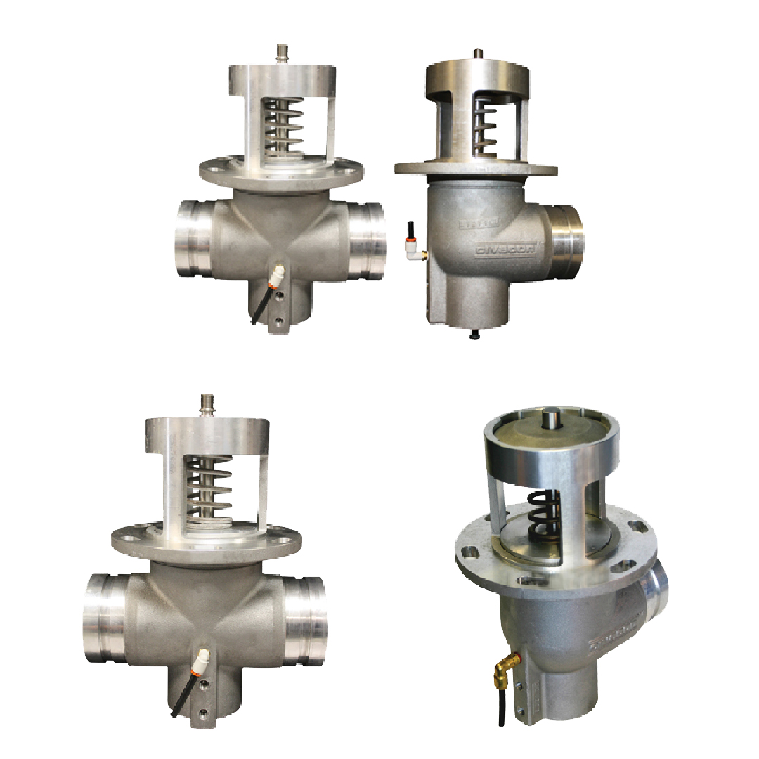 3 Air Operated Internal Valves