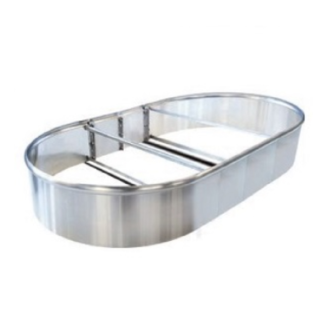 Full Radius Corner Galvanneal & Stainless Steel Island Forms