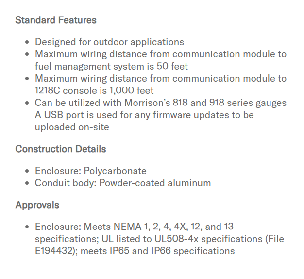 FUEL MANAGEMENT SYSTEM TRANSLATOR KIT
