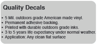 D-29-94 OCTANE & CETANE RATING DECAL - MINIMUM OCTANE1
