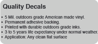 CVD21-138 ULTRA LOW SULFUR DIESEL DECAL