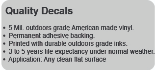 CVD21-132 DIESEL FUEL TANK #5 DECAL1