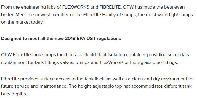 FibreTite Tank Sumps