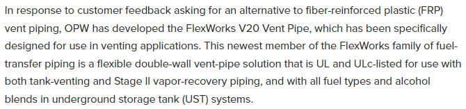FlexWorks V20 Vent Piping