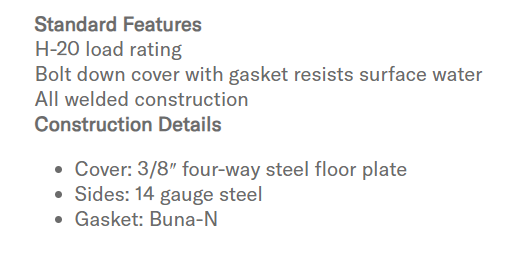 Square Manhole - Remediation type