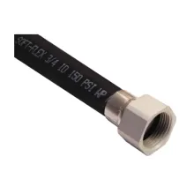 ¾ DEF Softwall Hose with 1” BSPP Female Anodized couplings with ¾ black hose