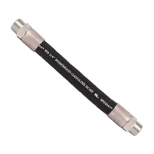 ⅝” Wirebraid Hose with .75'' NPT M Chrome Plated Brass Fixed Couplings