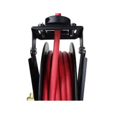 2760-50D - Steel Dual Arm Auto-Retractable Hose Reel, ⅜ X 50 Ft. Rubber Hose - 300 Max PSI