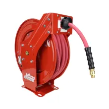 2770-50D - Milton® Industrial Auto-Retracting Hose Reel ⅜ NPT, 50' Hybrid Rubber Hose, 300 PSI