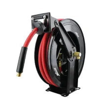2780-50D - Steel Dual Arm Auto-Retractable Hose Reel, ½ X 50 Ft. Rubber Hose - 300 Max PSI