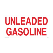 CVD-HTZ52 - 24 W X 12 H - UNLEADED GASOLINE DECAL