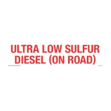 CVD21-138 ULTRA LOW SULFUR DIESEL DECAL