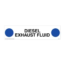 D-397 API COLOR CODED DECAL - DIESEL EXHAUST FLUID