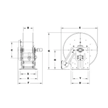 DEF Spring Rewinf Reel