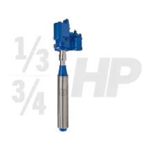 One Third and Three Quarter HP Submersible Pumps